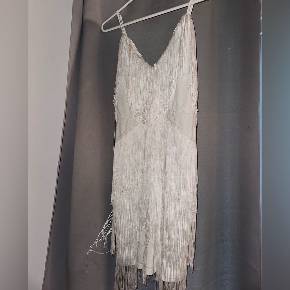 White Flapper Style Dress